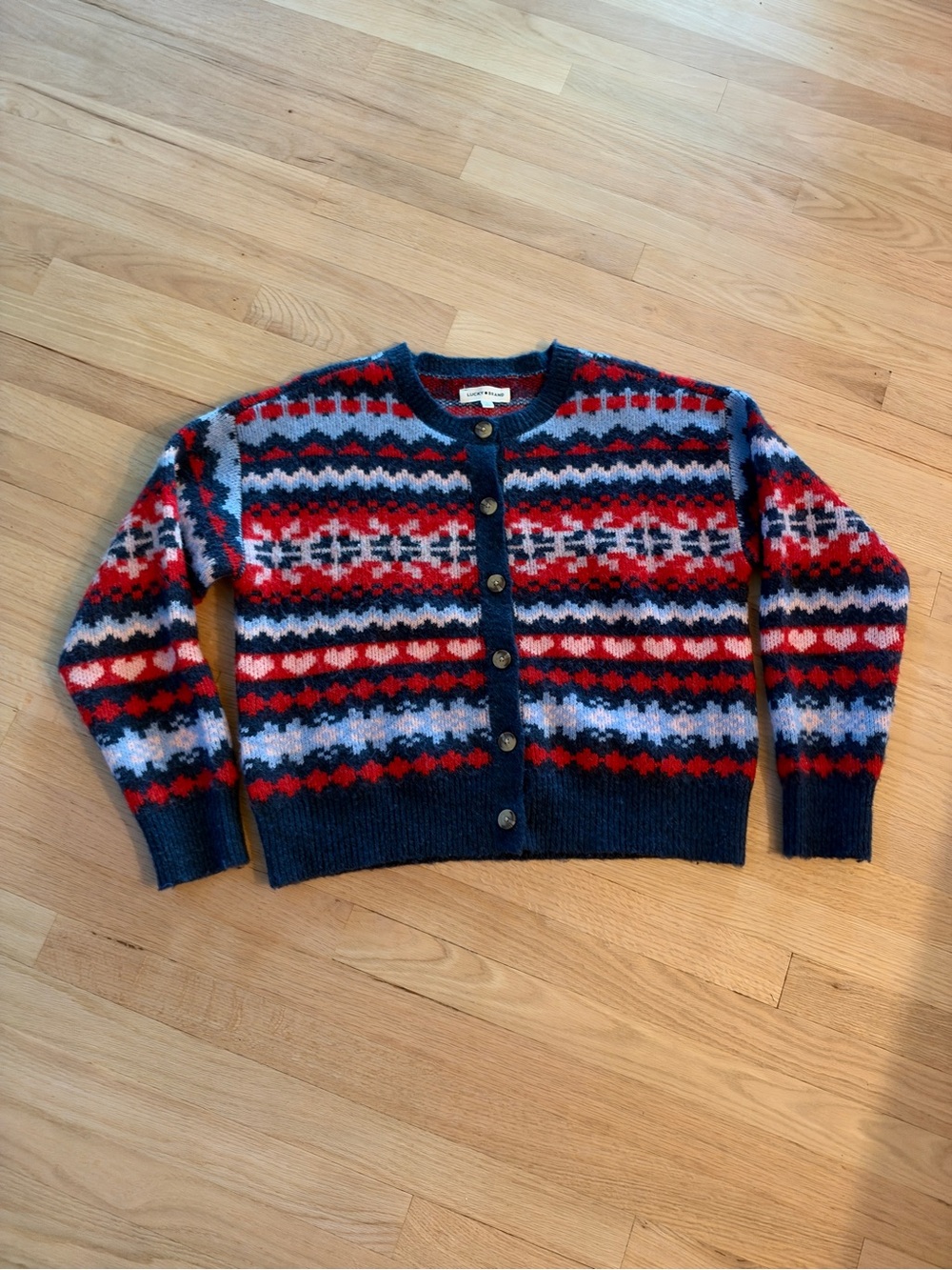 Lucky Brand size L sweater. Itโs n great gently worn condition